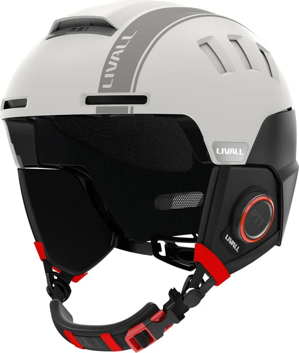 Livall RS1 Helm weiß/orange