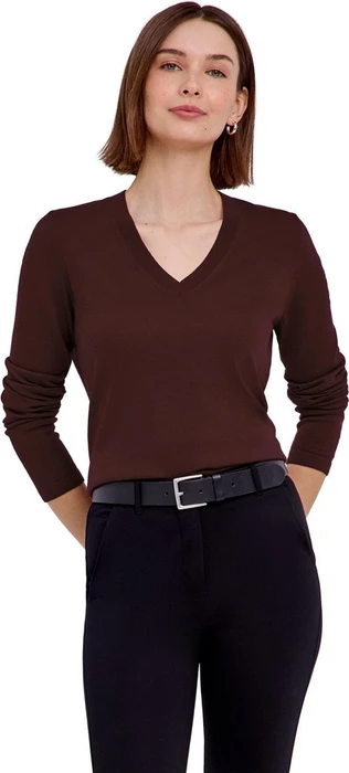 Falke Casual Wool Pullover dark choco (Damen)