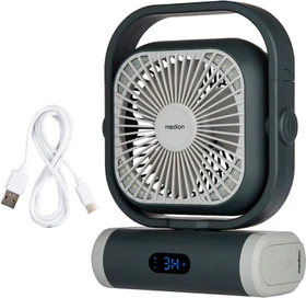 Medion MD 12065 E10 Tischventilator grau