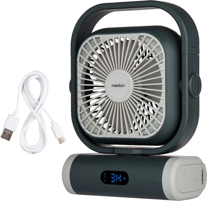 Medion MD 12065 E10 Tischventilator grau