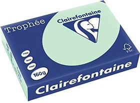 Clairefontaine Trophée Universalpapier matt billiardgrün, A4, 160g/m², 250 Blatt