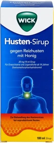 Wick Husten-Sirup gegen Reizhusten mit Honig, 180ml