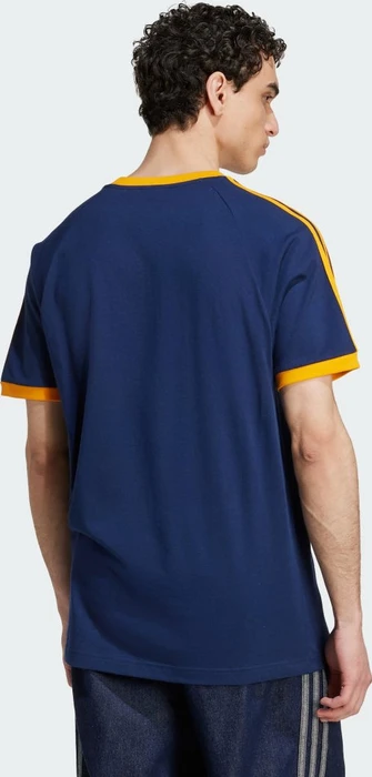 adidas Adicolor Classics 3-Streifen T-Shirt kurzarm night indigo/crew orange (Herren)