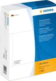 Herma Adressetiketten, 105x148mm, weiß, 500 Blatt (500 Etiketten)