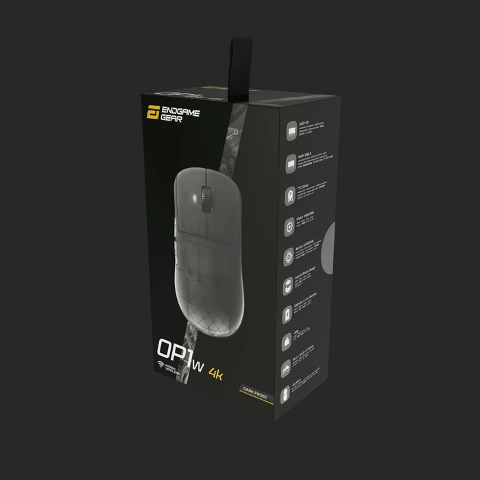 Endgame Gear OP1w 4k Wireless Gaming Mouse Dark Frost, USB