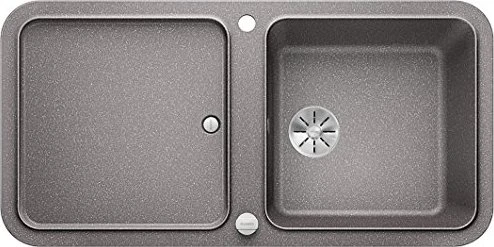 Blanco Yova XL 6 S InFino Einbau Becken reversibel mit Ablauffernbedienung alumetallic