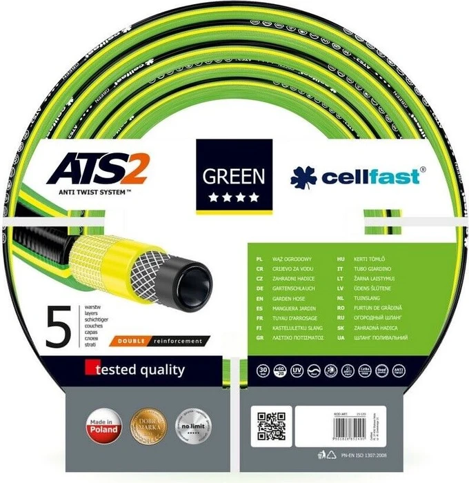 Cellfast Green ATS2 Gartenschlauch 3/4", 25m