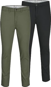 Jack & Jones Slim Fit Chino 2er-Pack Hose schwarz (Herren)