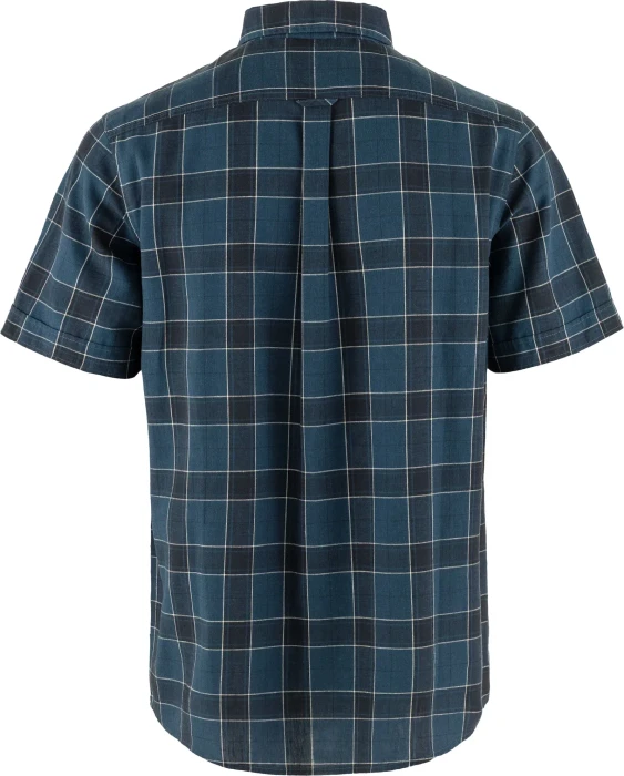 Fjällräven Övik Travel Hemd kurzarm indigo blue/dark navy (Herren)