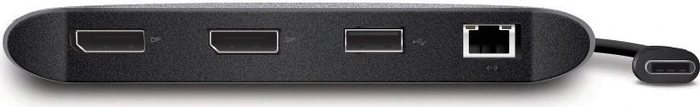 Alogic Portable Docking Station Dual DisplayPort, Space Grey, Thunderbolt 3 [Stecker]