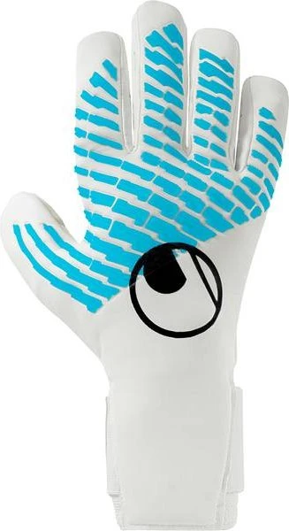 uhlsport FM Cybertec Absolutgrip HN Fit Torwarthandschuhe white/cyber blue/black