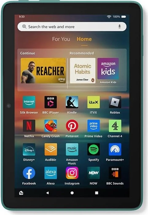 Amazon Fire HD 8 KFRAPWI 2024, mit Werbung, rosa, 32GB, Hibiscus