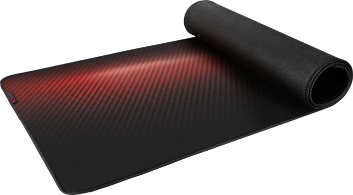 Genesis Carbon 500 Ultra Blaze Ultra-Size Gaming Mousepad, 1100x450mm, schwarz/rot