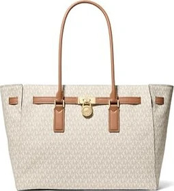 Michael Kors Hamilton Modern Large Signature Shopper vanille/acorn