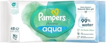 Pampers Harmonie Aqua Feuchttücher, 10 Stück
