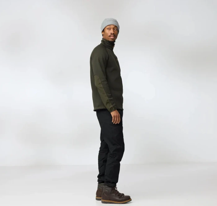 Fjällräven Övik Fleece Half Zip Pullover deep forest (Herren)