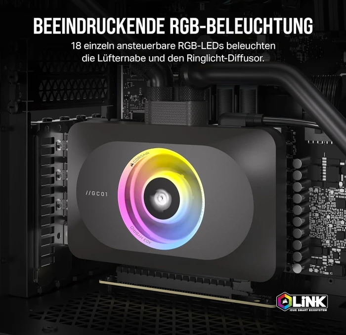 Corsair iCUE LINK XG3 RGB Hybrider GPU Wasserkühler AMD 7900XT(X)