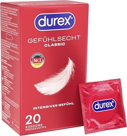 Durex Gefühlsecht Classic, 20 Stück