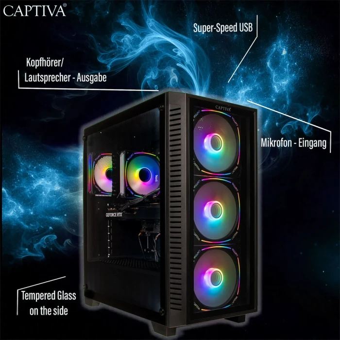 Captiva Samsung-Gamescom-Edition 2026 R93-393, Ryzen 9 9900X, 32GB RAM, Radeon RX 9070 XT