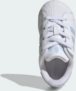 adidas Superstar II Comfort Closure Elastic Lace cloud white/crystal sky (Junior)