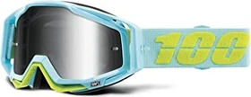 100% Racecraft Schutzbrille pinacles/mirror silver lens