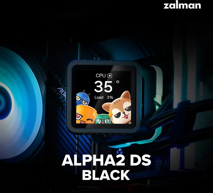 Zalman Alpha2 DS A36 ARGB schwarz, 360mm