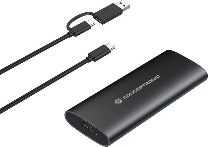 Conceptronic M.2 SSD-Gehäuse, USB-C 3.1