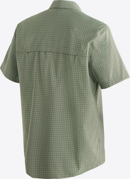Maier Sports Mats Hemd kurzarm green check (Herren)