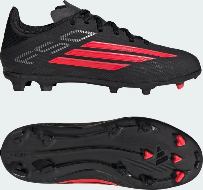 adidas F50 League FG/MG core black/lucid red (Junior)