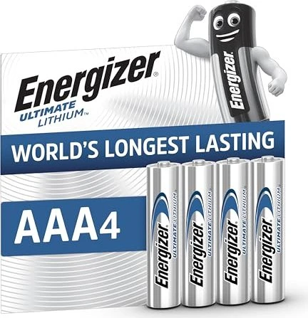 Energizer Ultimate Lithium Micro AAA, 4er-Pack