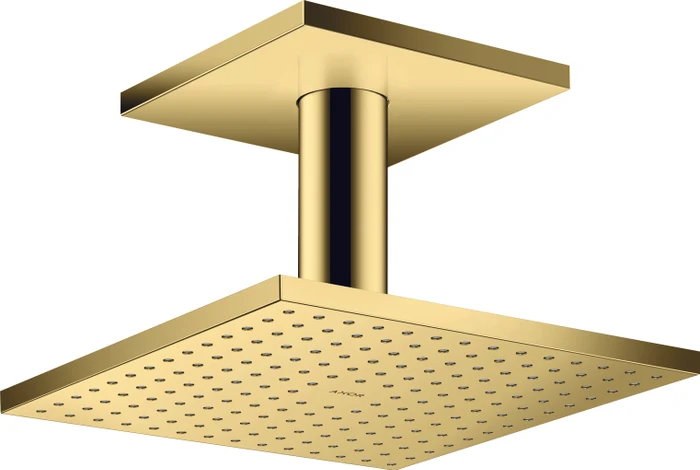 Hansgrohe Axor ShowerSolutions Kopfbrause 250/250 2jet mit Deckenanschluss polished goldoptik