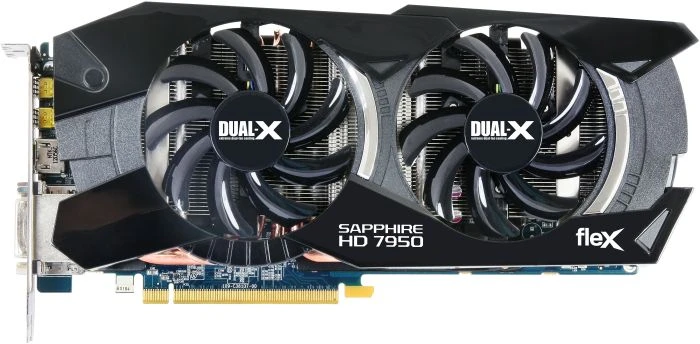 Sapphire Radeon HD 7950 FleX OC Boost, 3GB GDDR5, 2x DVI, HDMI, 2x mDP, full retail