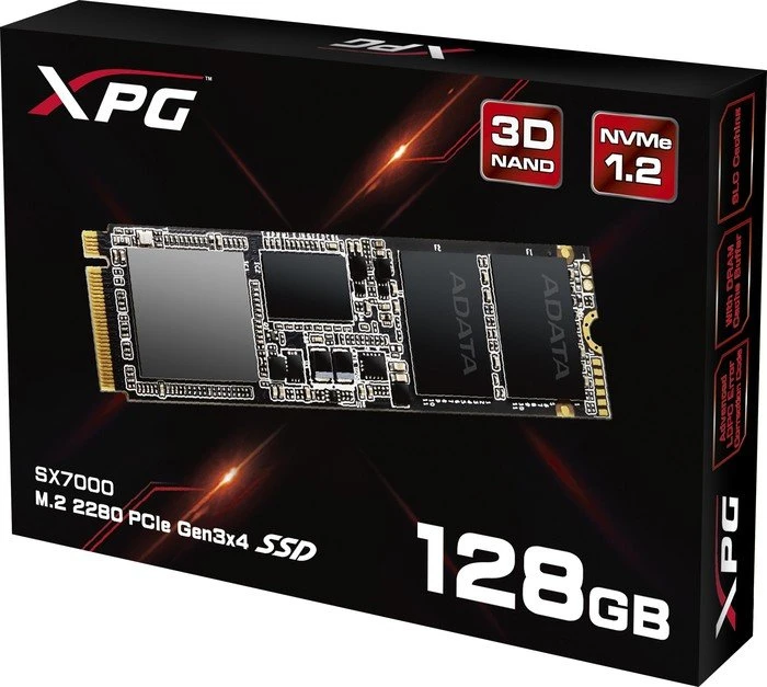 ADATA XPG SX7000 128GB, M.2 2280 / M-Key / PCIe 3.0 x4