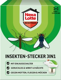 Nexa Lotte Insekten-Stecker 3in1 Insektenschutzgerät