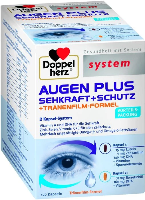 Doppelherz system Augen Plus, 120 Stück