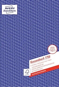Avery-Zweckform Kassenbuch, A4, 40 Blatt