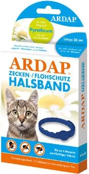 Ardap - Zecken- und Floh Halsband für Katzen, 35cm, 1 Stück