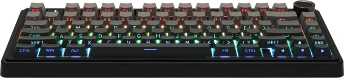 Epomaker x Aula F75, Black Gradient, LEDs RGB, hot-swap, Side-Printed, LEOBOG Reaper, USB/Bluetooth, US