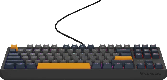 Genesis Thor 230 TKL, Naval Blue Negative, LEDs RGB, hot-swap, Outemu Panda, USB, US