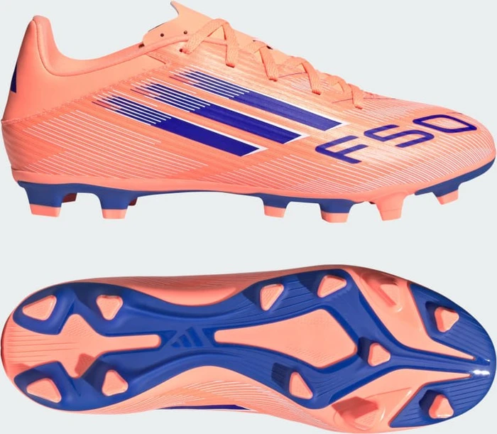 adidas F50 Club FG/MG beam orange/lucid blue/cloud white