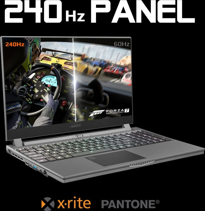 GIGABYTE AORUS 15G, Core i7-10875H, 16GB RAM, 512GB SSD, GeForce RTX 2060, FR