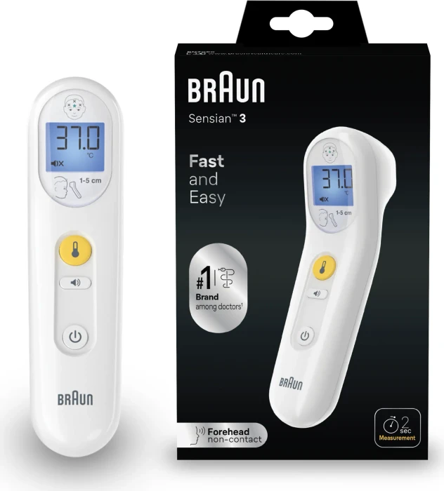 Braun Sensian 3 Infrarot-Stirnthermometer