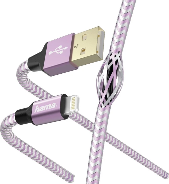 Hama Lade-/Datenkabel Reflective Lightning/USB-A 1.5m
