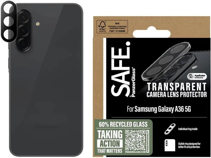 PanzerGlass Safe Camera Lens Protector für Samsung Galaxy A36 5G