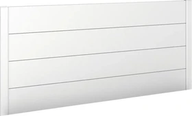 Biohort Sichtschutz 152x4x91cm für Hochbeet silber-metallic