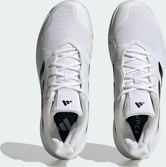 adidas CourtJam Control cloud white/core black/matte silver