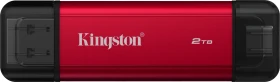 Kingston Dual Portable SSD 2TB rot, USB-A + USB-C, USB 3.2 Gen 2×1