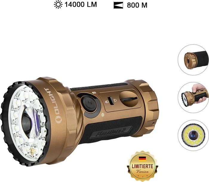 OLight Marauder 2 Taschenlampe desert tan