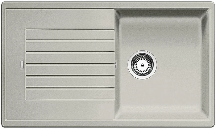 Blanco Zia 5 S Becken reversibel perlgrau