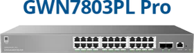 Grandstream GWN7800 Pro Series Rackmount Gigabit Managed Switch, 24x RJ-45, 2x SFP+, 250W PoE+ (GWN7803PL Pro)